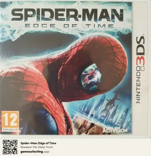 Spider-Man: Edge of Time Nintendo 3DS, Italy box front
