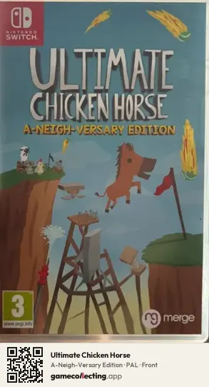 Ultimate Chicken Horse Nintendo Switch, PAL box front