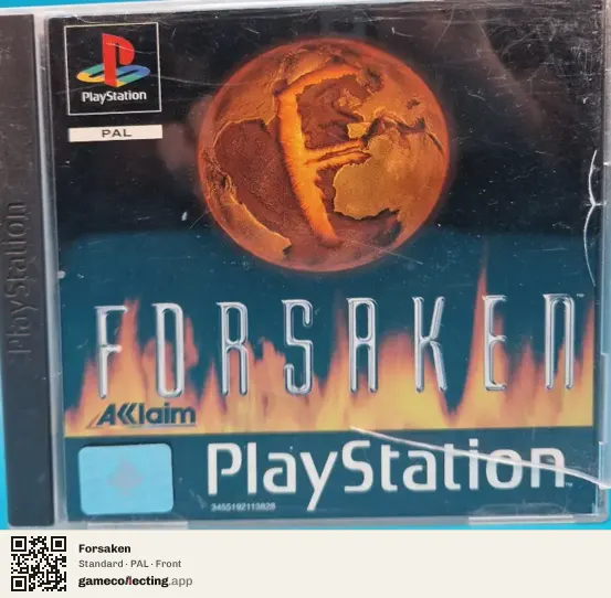 Forsaken PlayStation, PAL box front