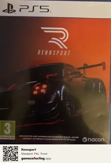Rennsport PlayStation 5, PAL box front