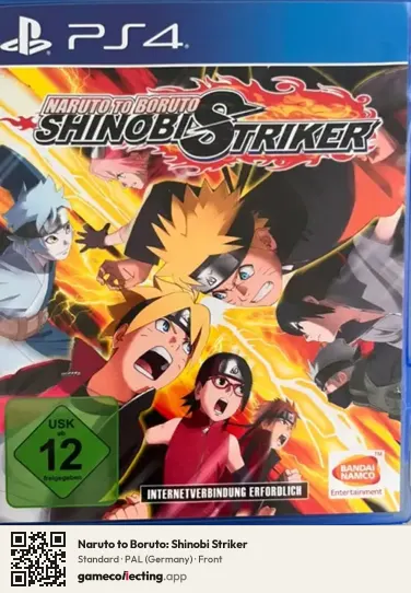Naruto to Boruto: Shinobi Striker PlayStation 4, Germany box front
