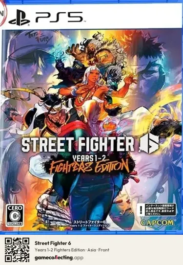 Street Fighter 6 PlayStation 5, Asia box front