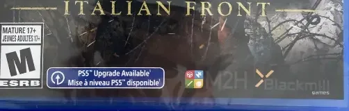 WWI Isonzo: Italian Front, the ESRB box on its front