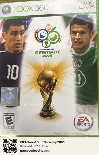 FIFA World Cup: Germany 2006 Xbox 360, NTSC box front