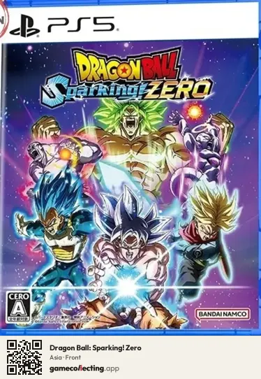 Dragon Ball: Sparking! Zero PlayStation 5, Asia box front