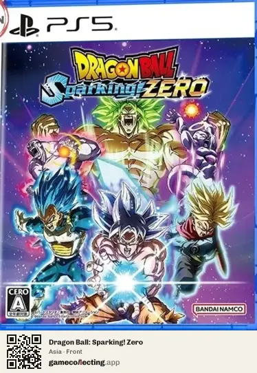 Dragon Ball: Sparking! Zero PlayStation 5, Asia box front