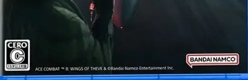 Ace Combat 8: Wings of Theve, the CERO letter on its front