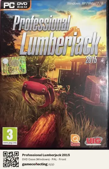 Professional Lumberjack 2015 Computer, PAL box front