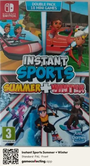 Instant Sports Summer + Winter Nintendo Switch, PAL box front