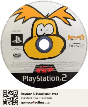 Rayman 3: Hoodlum Havoc PlayStation 2, PAL disc