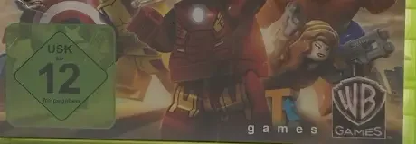 LEGO Marvel Super Heroes, the USK square on its front