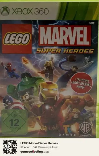 LEGO Marvel Super Heroes Xbox 360, Germany box front