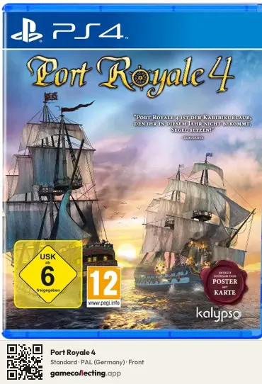 Port Royale 4 PlayStation 4, Germany box front