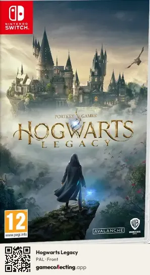 Hogwarts Legacy Nintendo Switch, PAL box front