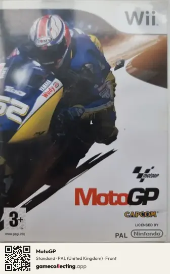 MotoGP Nintendo Wii, United Kingdom box front