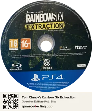 Tom Clancy's Rainbow Six Extraction PlayStation 4, PAL disc