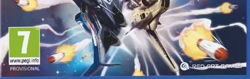 Macross: Shooting Insight, the PEGI square on its front
