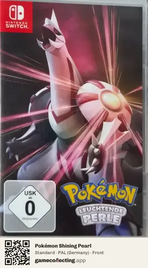 Pokémon Shining Pearl Nintendo Switch, Germany box front