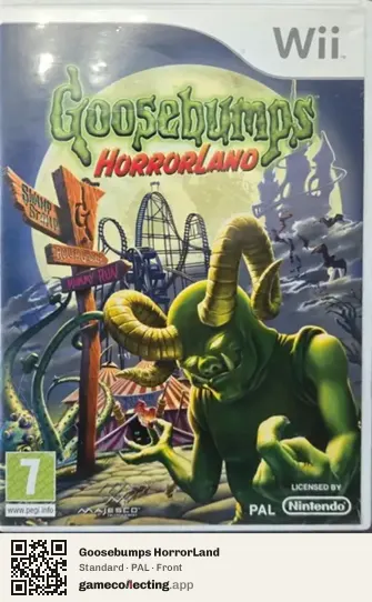 Goosebumps HorrorLand Nintendo Wii, PAL box front