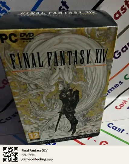 Final Fantasy XIV Computer, PAL box front
