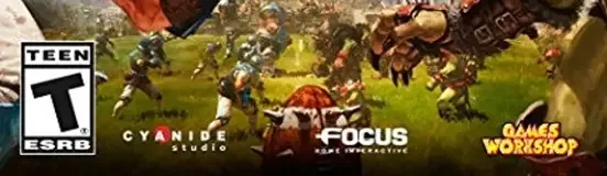 Blood Bowl II, the ESRB box on its front