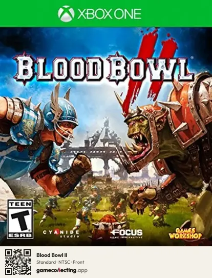 Blood Bowl II Xbox One, NTSC box front