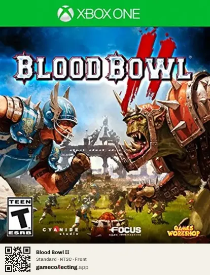 Blood Bowl II Xbox One, NTSC box front