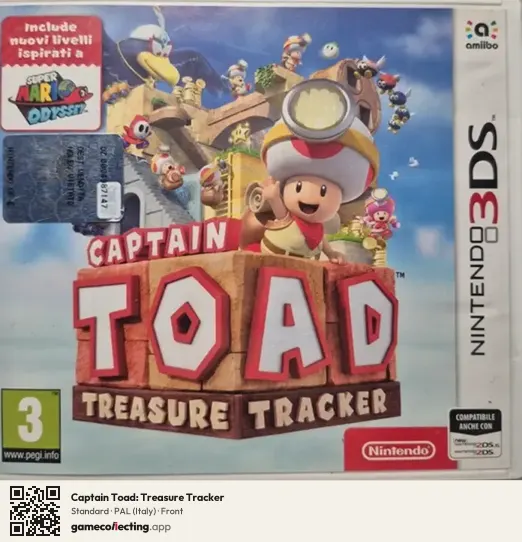 Captain Toad: Treasure Tracker Nintendo 3DS, Italy box front