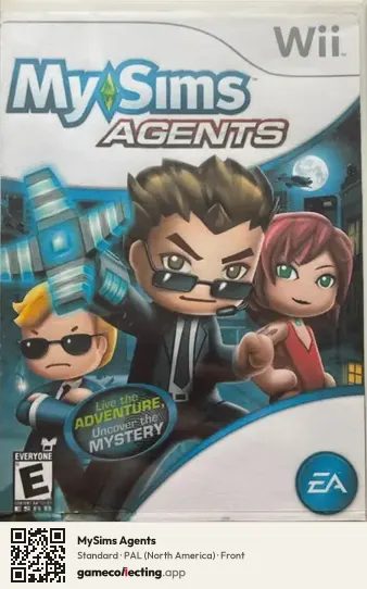 MySims Agents Nintendo Wii, North America box front