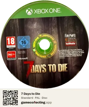7 Days to Die Xbox One, PAL disc