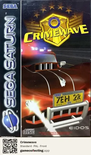 Crimewave Sega Saturn, PAL box front