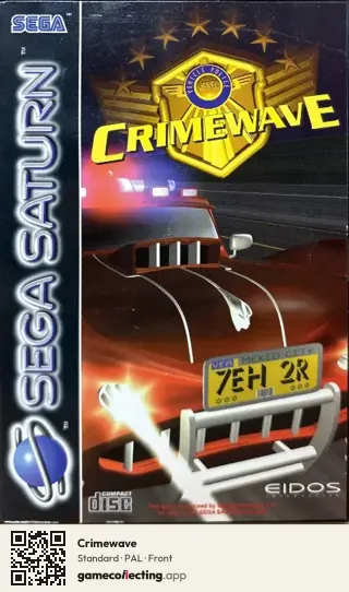 Crimewave Sega Saturn, PAL box front