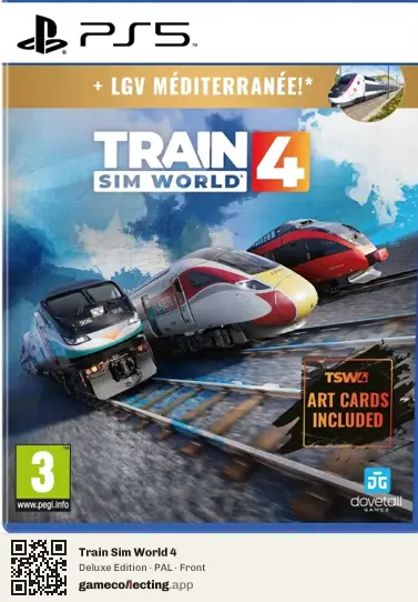 Train Sim World 4 PlayStation 5, PAL box front