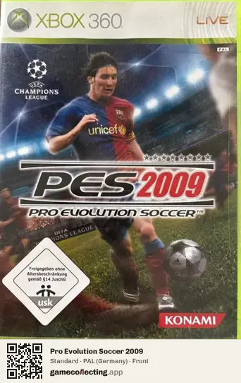 Pro Evolution Soccer 2009 Xbox 360, Germany box front