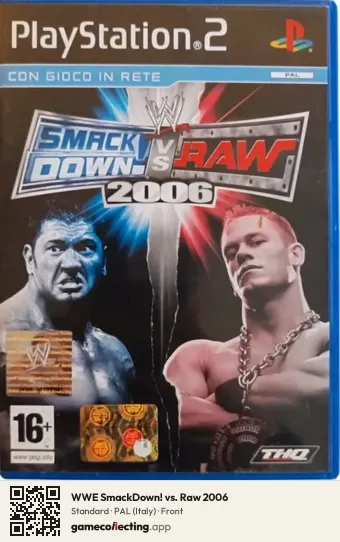 WWE SmackDown! vs. Raw 2006 PlayStation 2, Italy box front