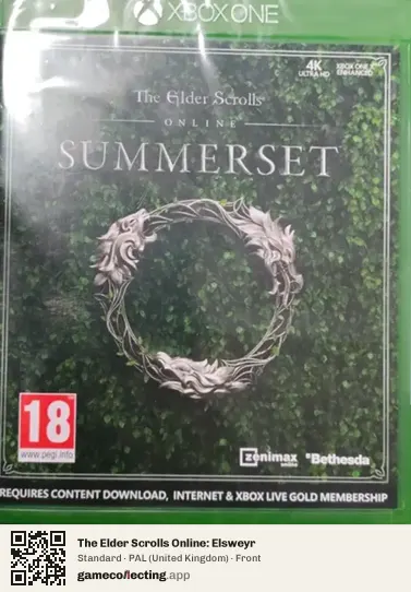 The Elder Scrolls Online: Elsweyr Xbox One, United Kingdom box front