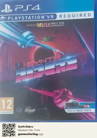 Synth Riders PlayStation 4, PAL box front