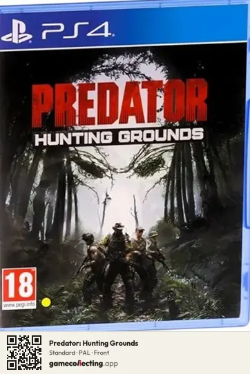 Predator: Hunting Grounds PlayStation 4, PAL box front