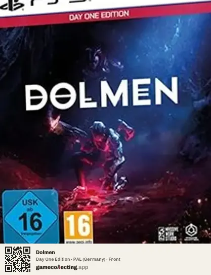 Dolmen PlayStation 5, Germany box front
