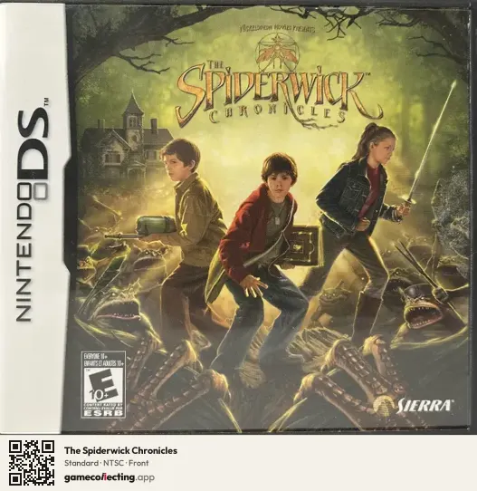 The Spiderwick Chronicles Nintendo DS, NTSC box front