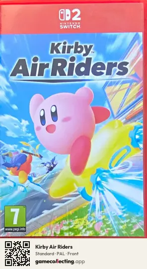 Kirby Air Riders Nintendo Switch 2, PAL box front