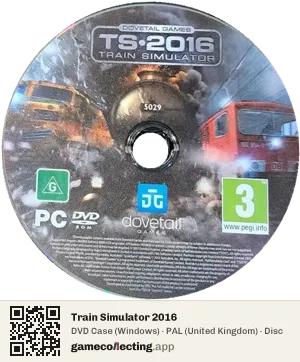 Train Simulator 2016 Computer, PAL disc