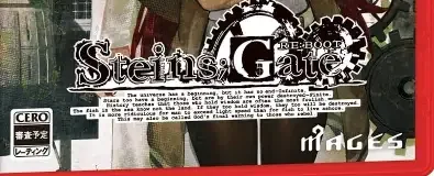 Steins;Gate Re:Boot, the CERO letter on its front