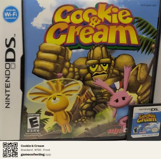 Cookie & Cream Nintendo DS, NTSC box front