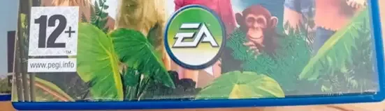 The Sims 2: Castaway, the PEGI square on its front