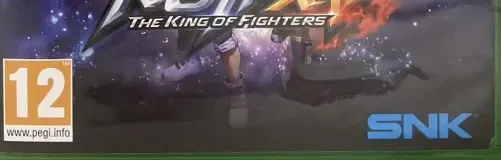 The King of Fighters XV, the PEGI square on its front