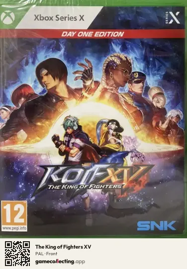 The King of Fighters XV Xbox Series X, PAL box front