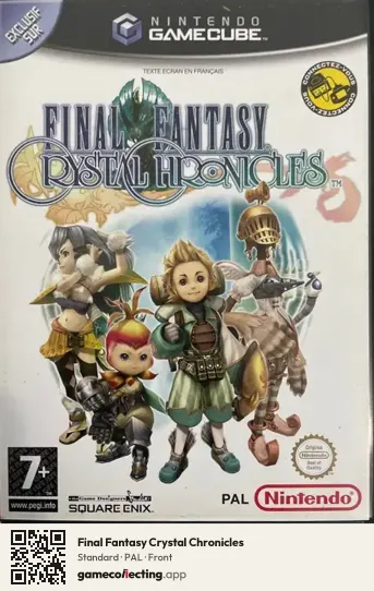 Final Fantasy Crystal Chronicles Nintendo GameCube, PAL box front