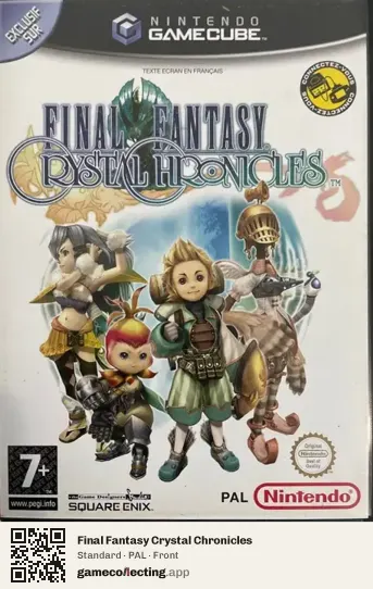 Final Fantasy Crystal Chronicles Nintendo GameCube, PAL box front