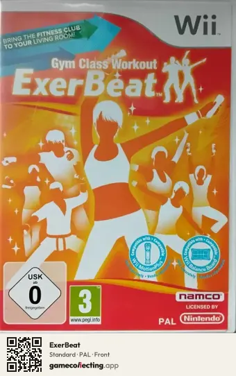 ExerBeat Nintendo Wii, PAL box front
